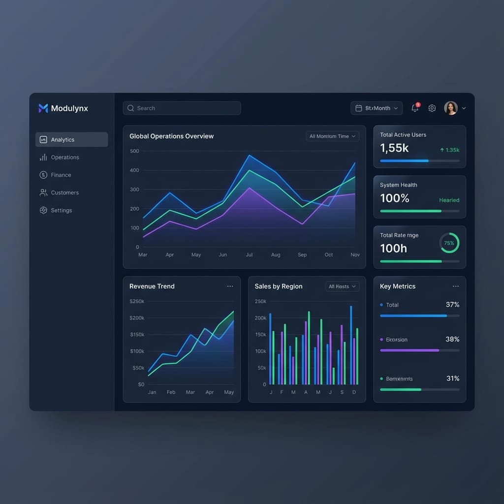 Modulynx Enterprise Dashboard